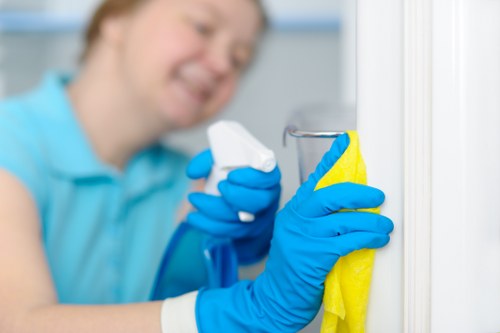 Bright, streak-free windows after professional cleaning in N8